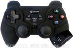 PS2 brezžični kompatibilen kontroler 2.4GHz, črn