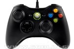 Xbox 360 žični kontroler kompatibilen za PC ali Xbox 360 črn
