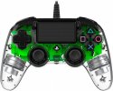 Nacon PS4 Transparentni žični kontroler, Zelene barve