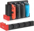 Nintendo Switch polnilna postaja za štiri JoyCon kontrolerje