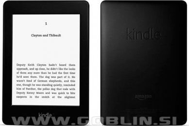 Kindle Paperwhite 3G Wi Fi elektronski bralnik (2013), črn