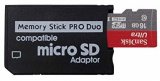 Memory Stick Pro Duo na microSDHC adapter